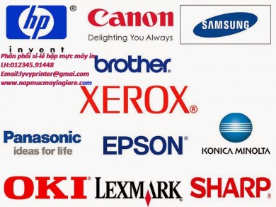 Chuyên cung cấp sỉ tất cả các hộp mực máy in Laser HP,Canon,Samsung,Xerock,Brother,Photocoppy..cho các đại lí ở tỉnh Miền Trung.