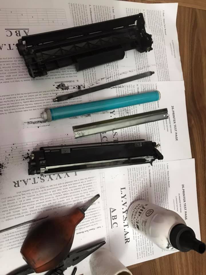 nạp mực máy in HP tại quy nhơn